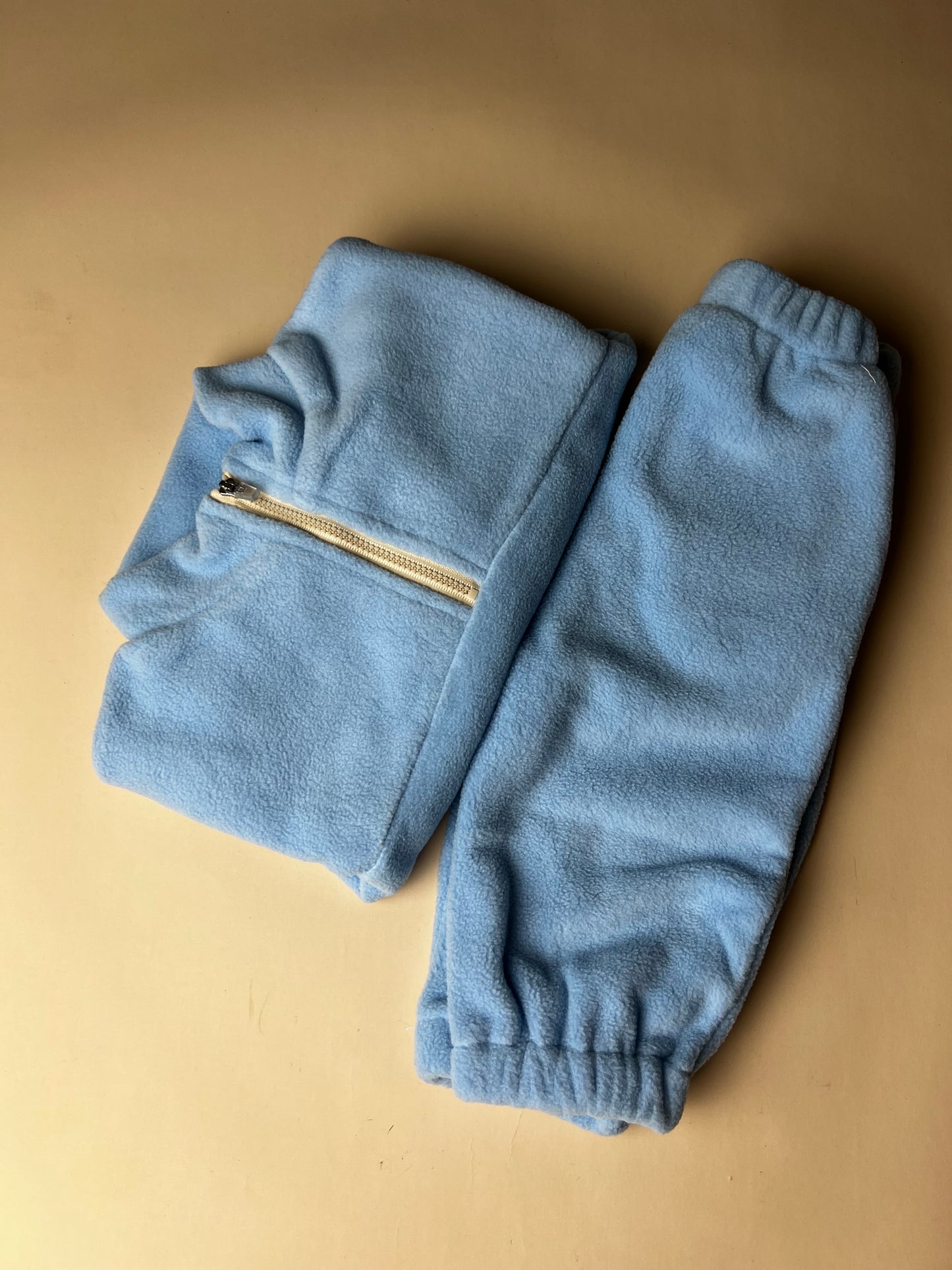 Baby blue fleeced set