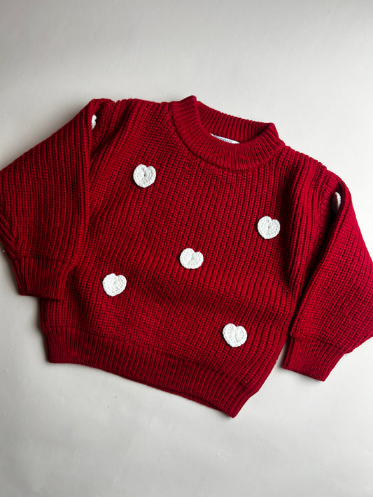 Heart knitted shirt ā¤ļø