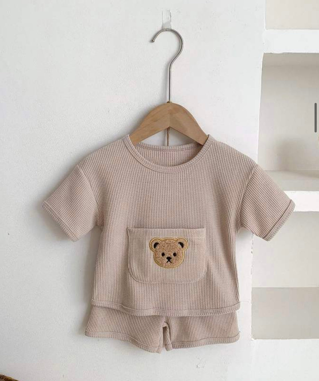 TEDDY BEAR SHORTS SET