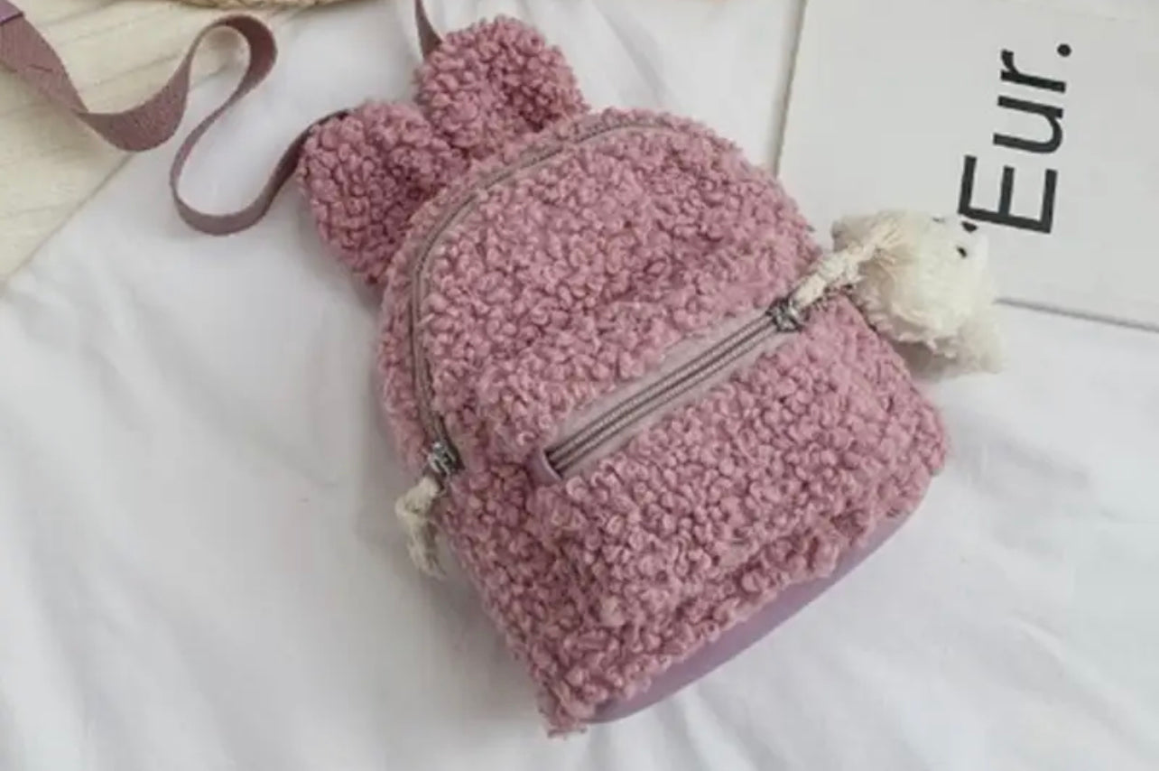 BUNNY BACKPACK W. BEAR