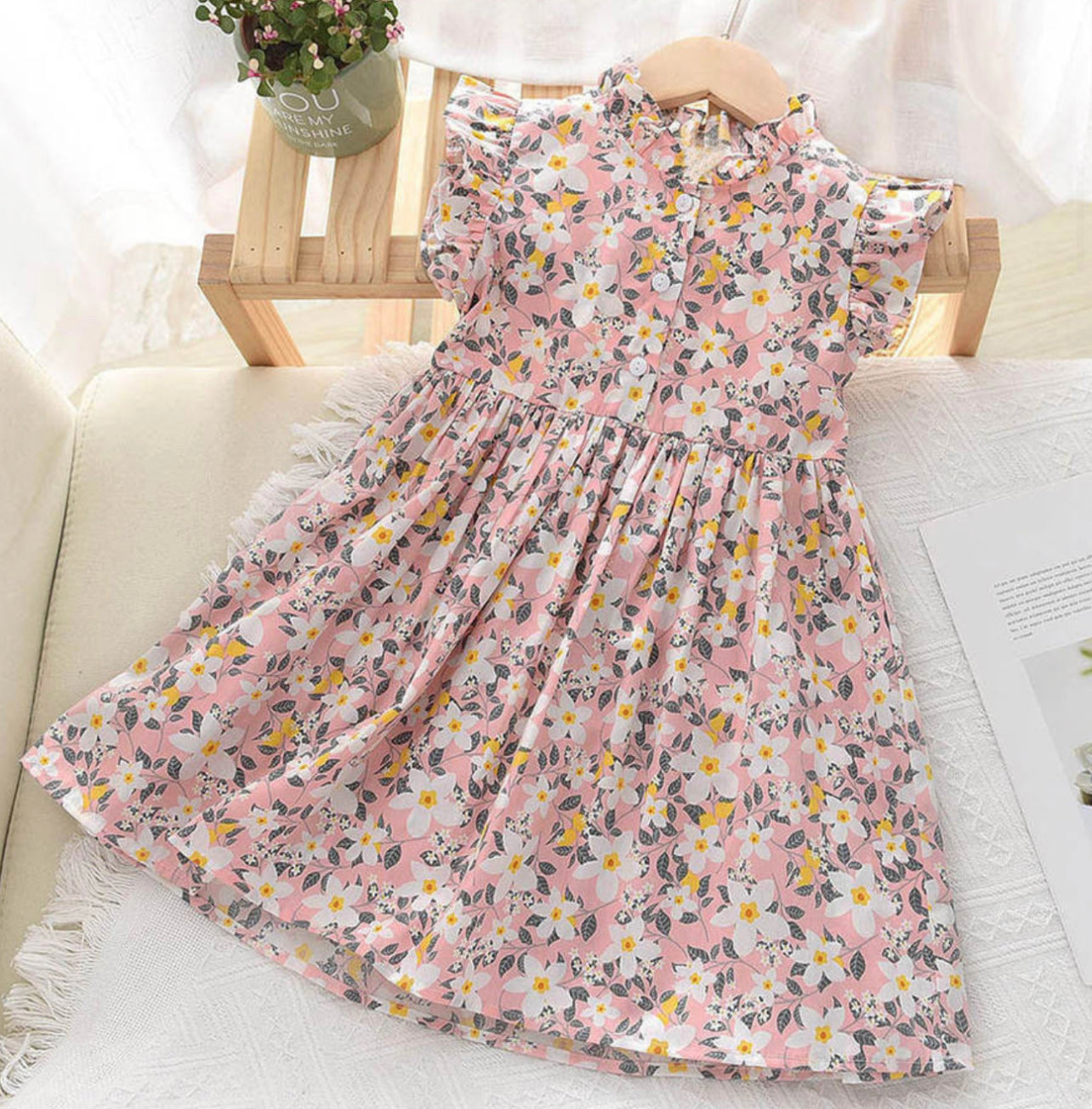 PINK FLOWER DRESS 🌸