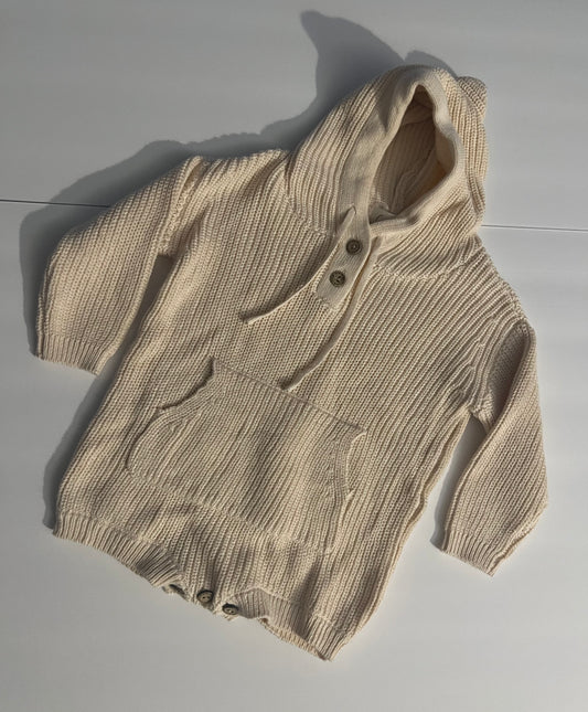 BEIGE KNITTED JUMPSUIT