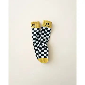 checkered socks