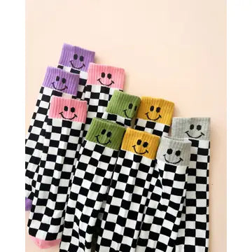 checkered socks