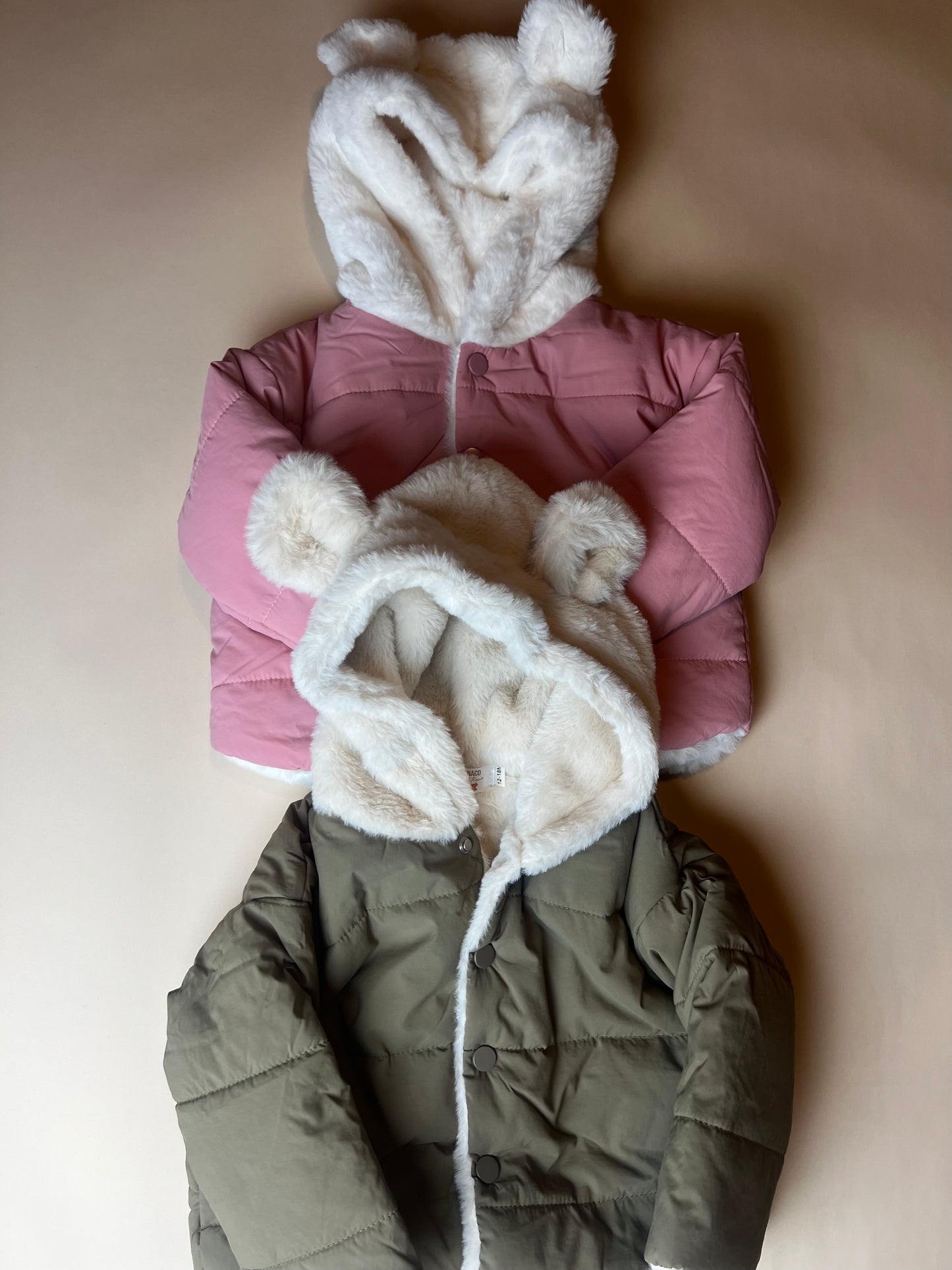 PUFFER JACKETS (Pink&Green)