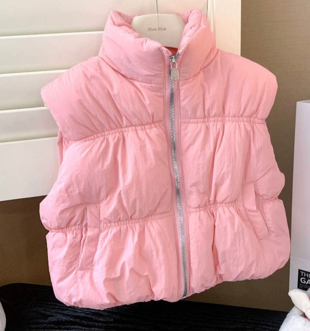 Pink Puffer Vest