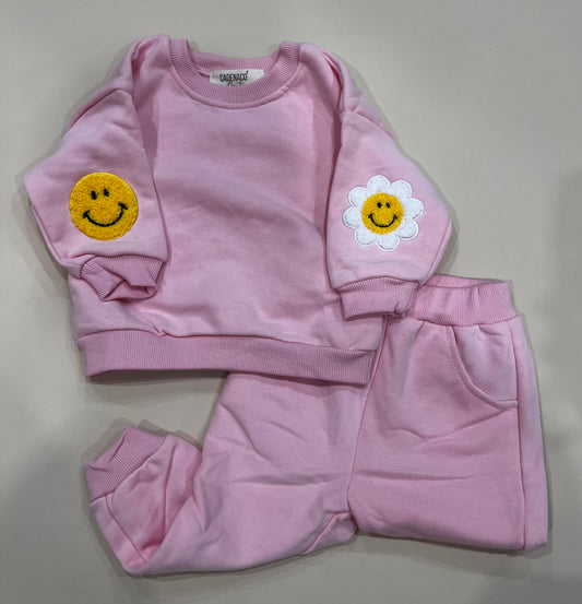 Pink set with sunflower
