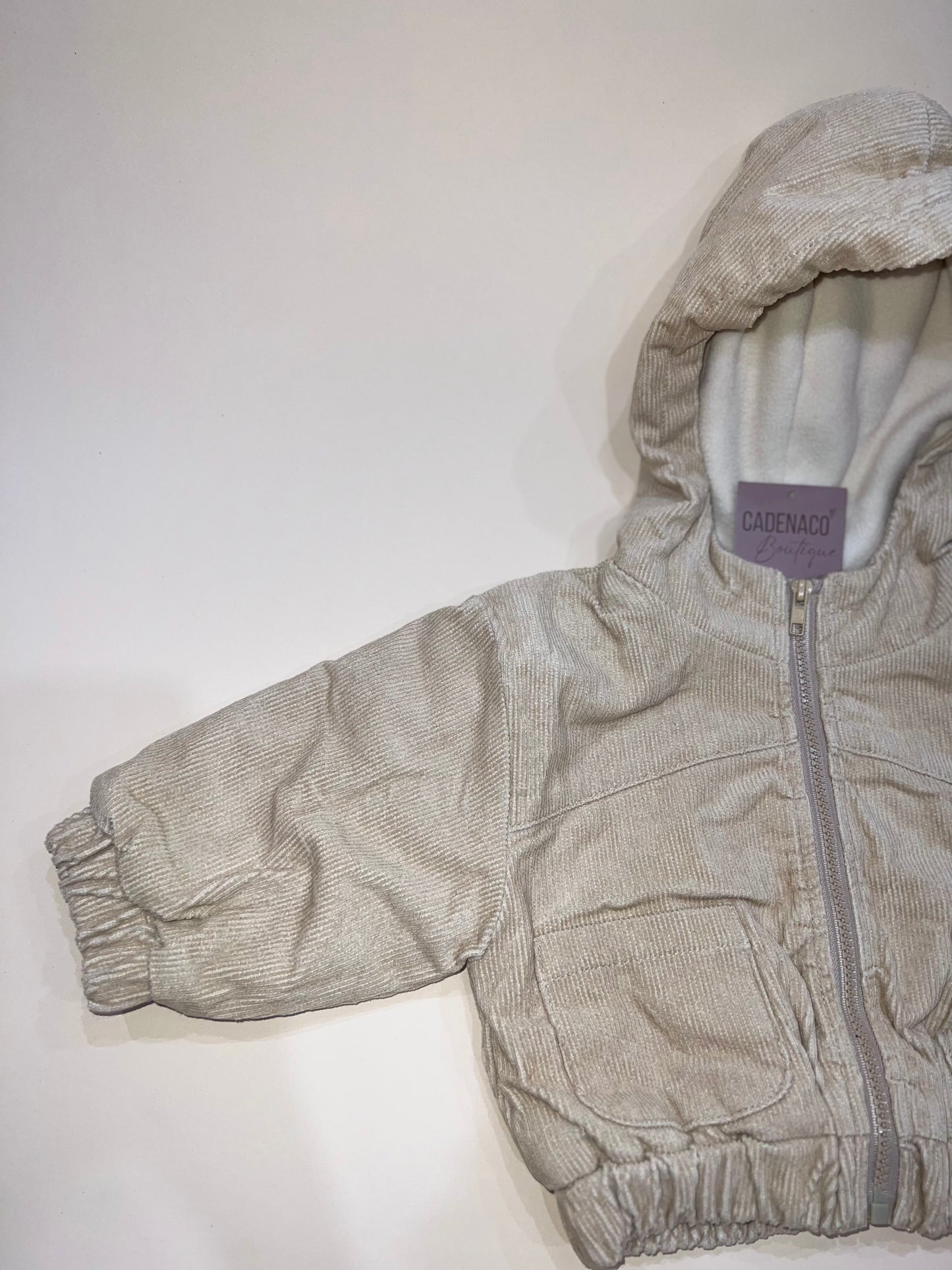 Corduroy sherpa jacket