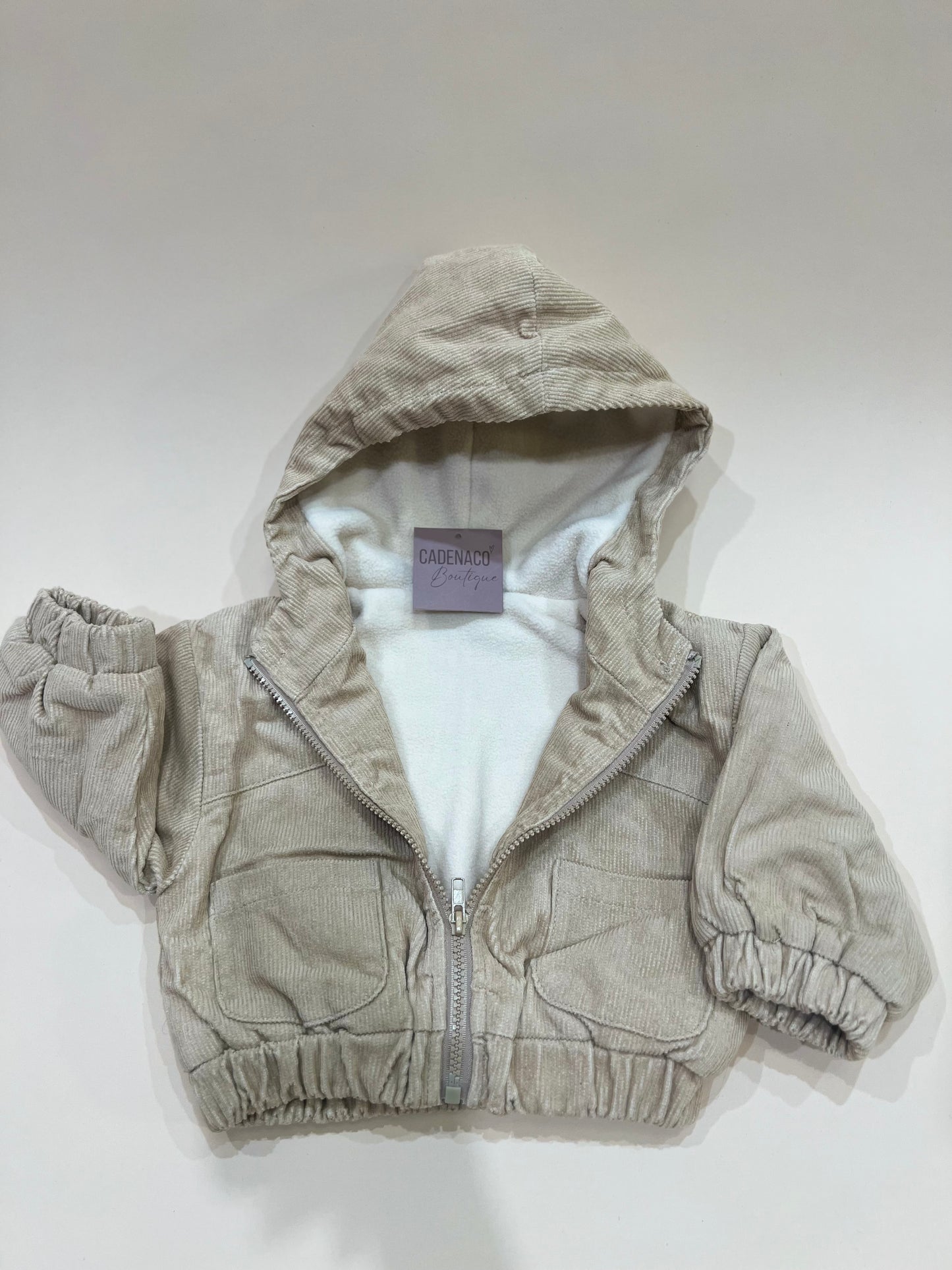 Corduroy sherpa jacket