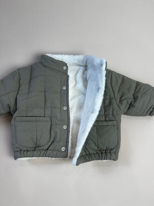 Green Sherpa Jacket