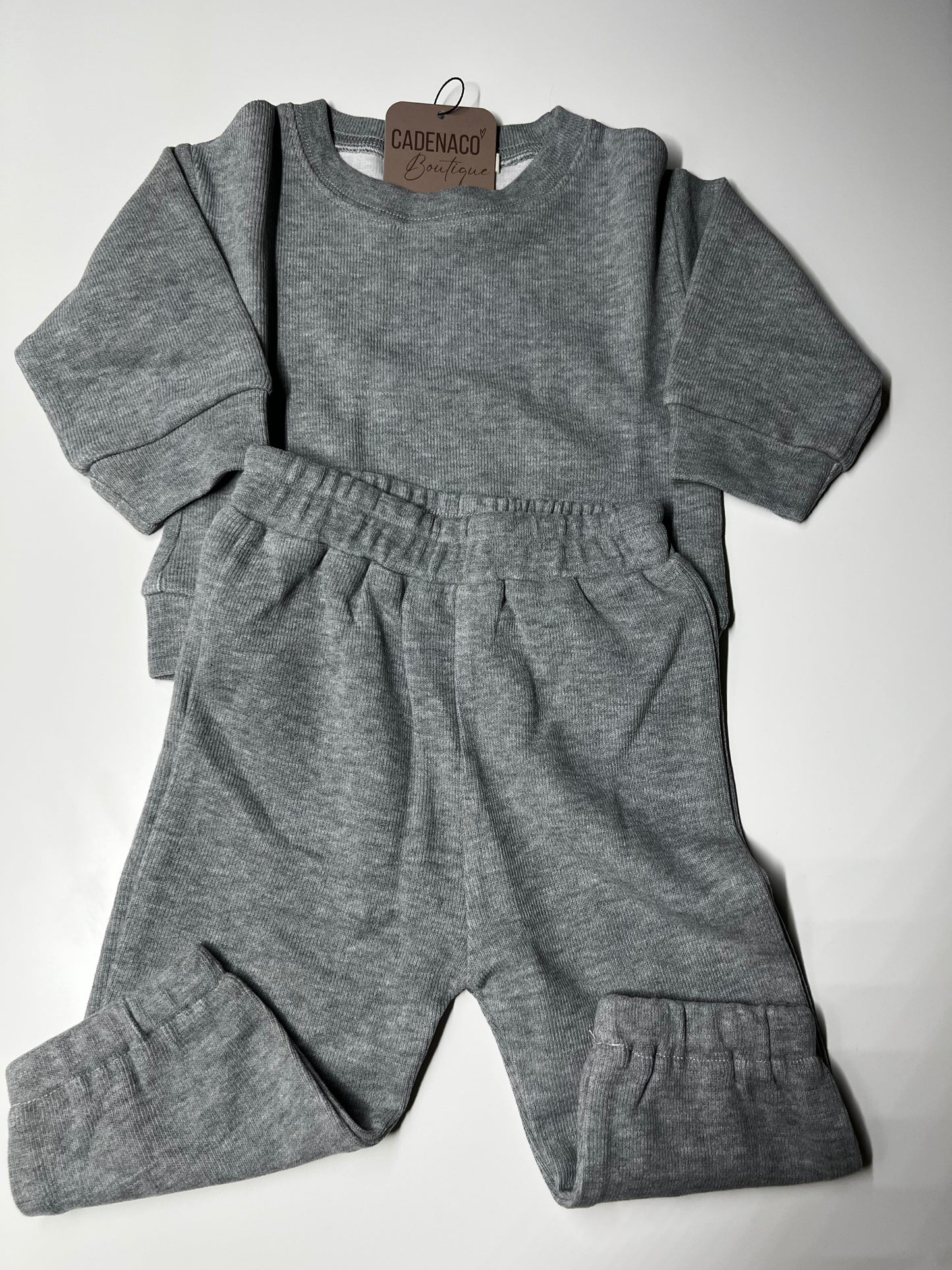 Grey & brown 2-PIECE SET