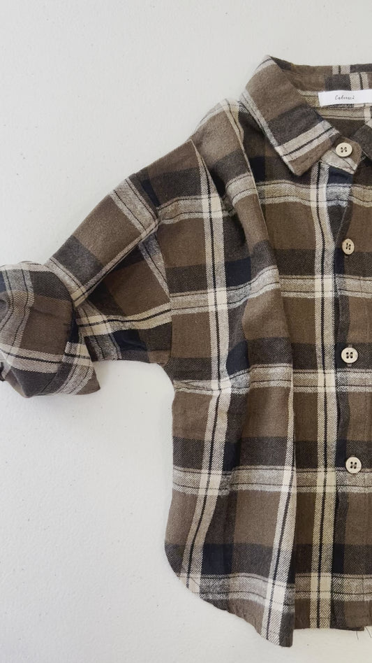 BROWN FLANNEL
