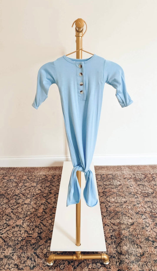 KNOTTED GOWN & HAT SET