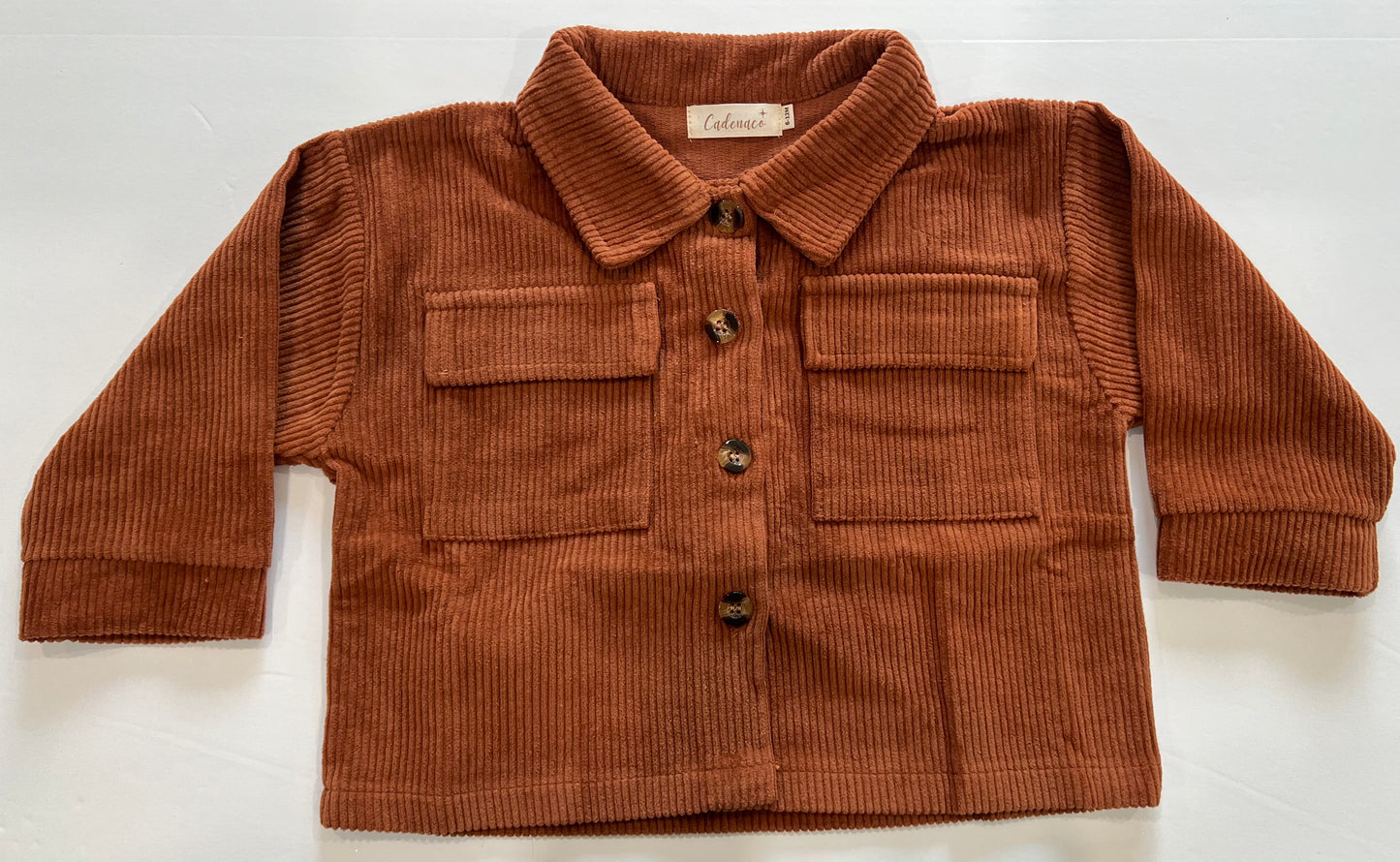 CORDUROY SHACKET BROWN