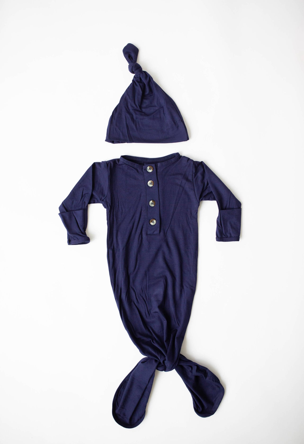 KNOTTED GOWN & HAT SET